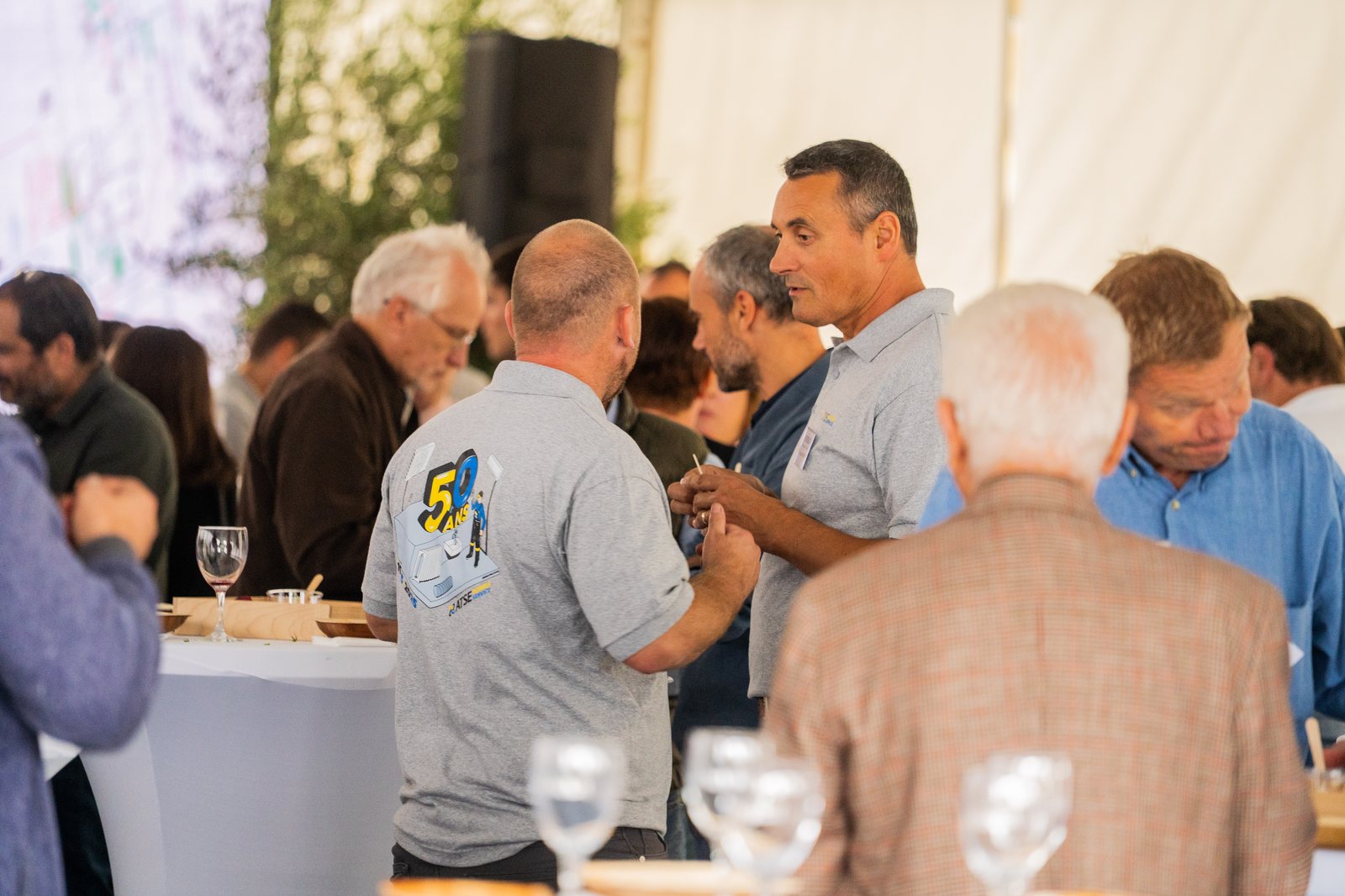 Ambiance cocktail des 50 ans