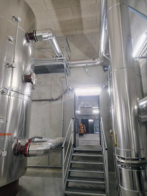 Clairvivre Salagnac — chaufferie biomasse silos inox
